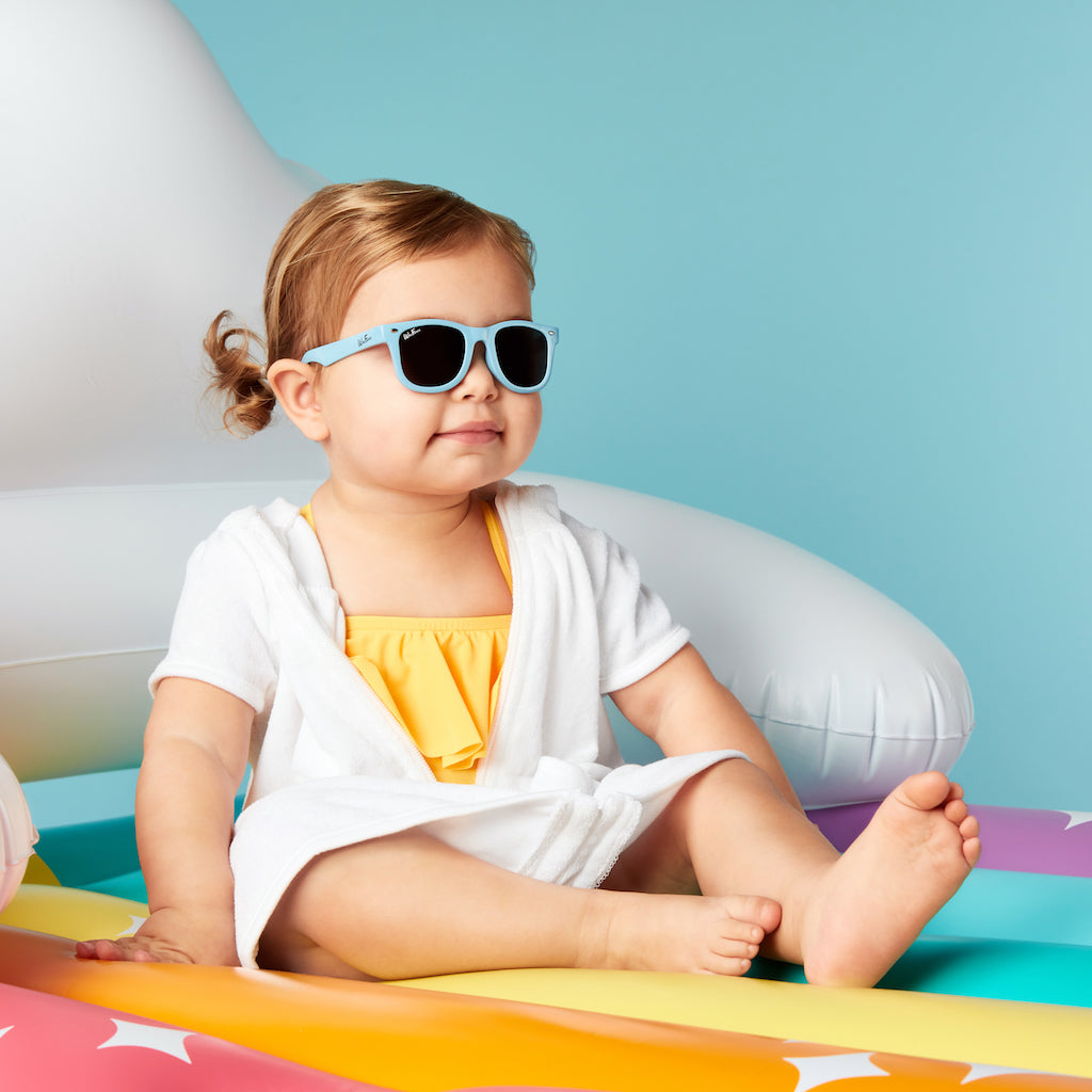 Polarized WeeFarers Baby Sunglasses Blue Girl